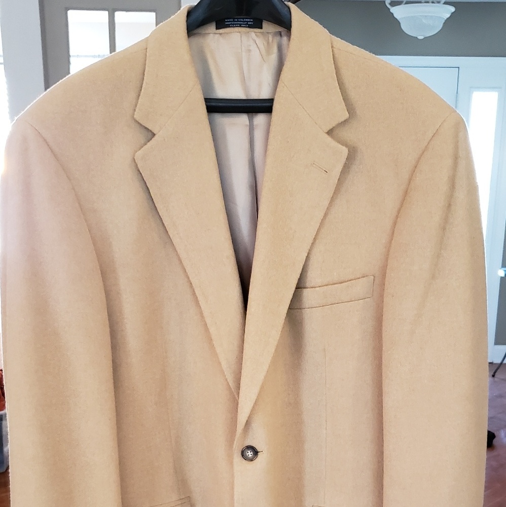 Andrew Fezza mens camel hair jacket